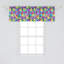 Ambesonne Hippie Valance Pack of 2 Peace Activism Theme Multicolor-100739193