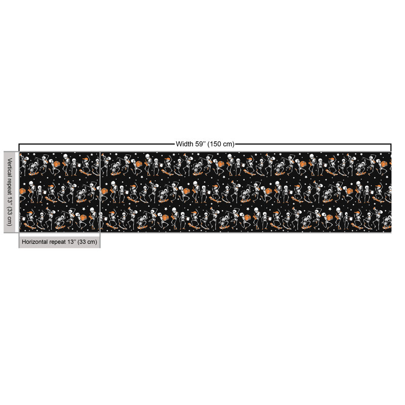 Alazar Carnival Skeleton Fabric