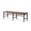 Wyatt Bench-Drifted Matte Black Water-based