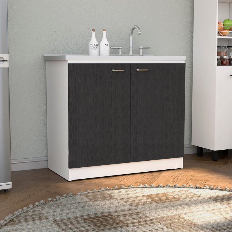 Utility Sink Vernal, Kitchen, White/Black