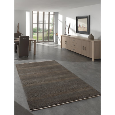 Abram Solid Colour Hand Woven Area Rug