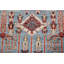 Tapis oriental Heriz Serapi à teinture végétale noué à la main 10 x 14