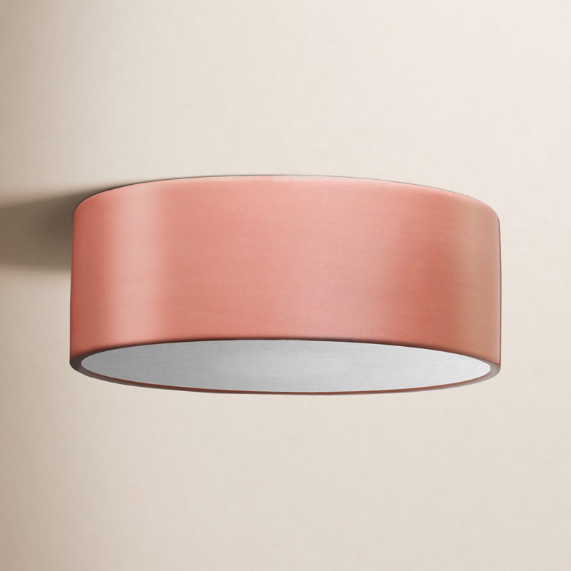 Leni 8.25" W Integrated LED Outdoor Flush Mount, Concrete