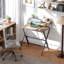 L-Shaped MDF Steel Computer Desk