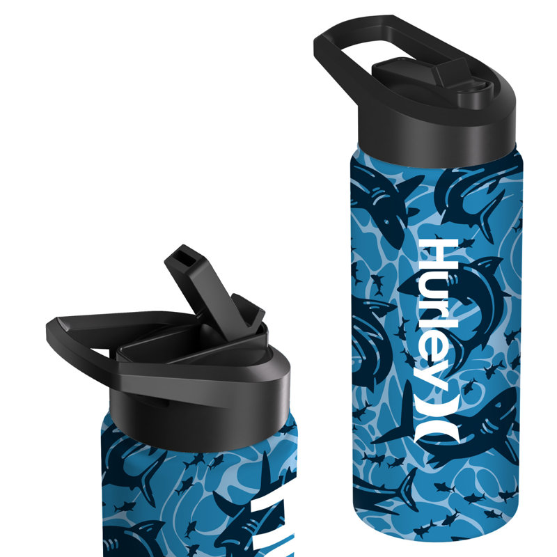 Hurley 3D Shark Design 16Oz Bouteille de sport