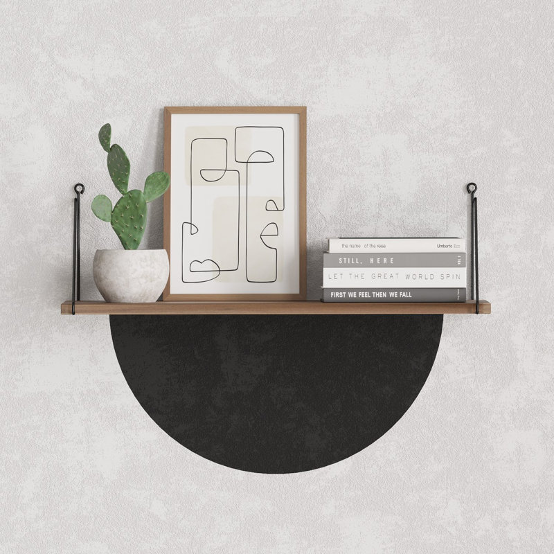 Damarcus Floating Shelf, Walnut