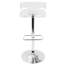 Dixit Swivel Adjustable Height Counter Stool with Metal Frame