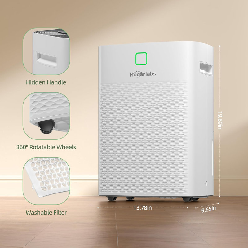  50-Pint Smart Dehumidifier With 24-Hour Timer