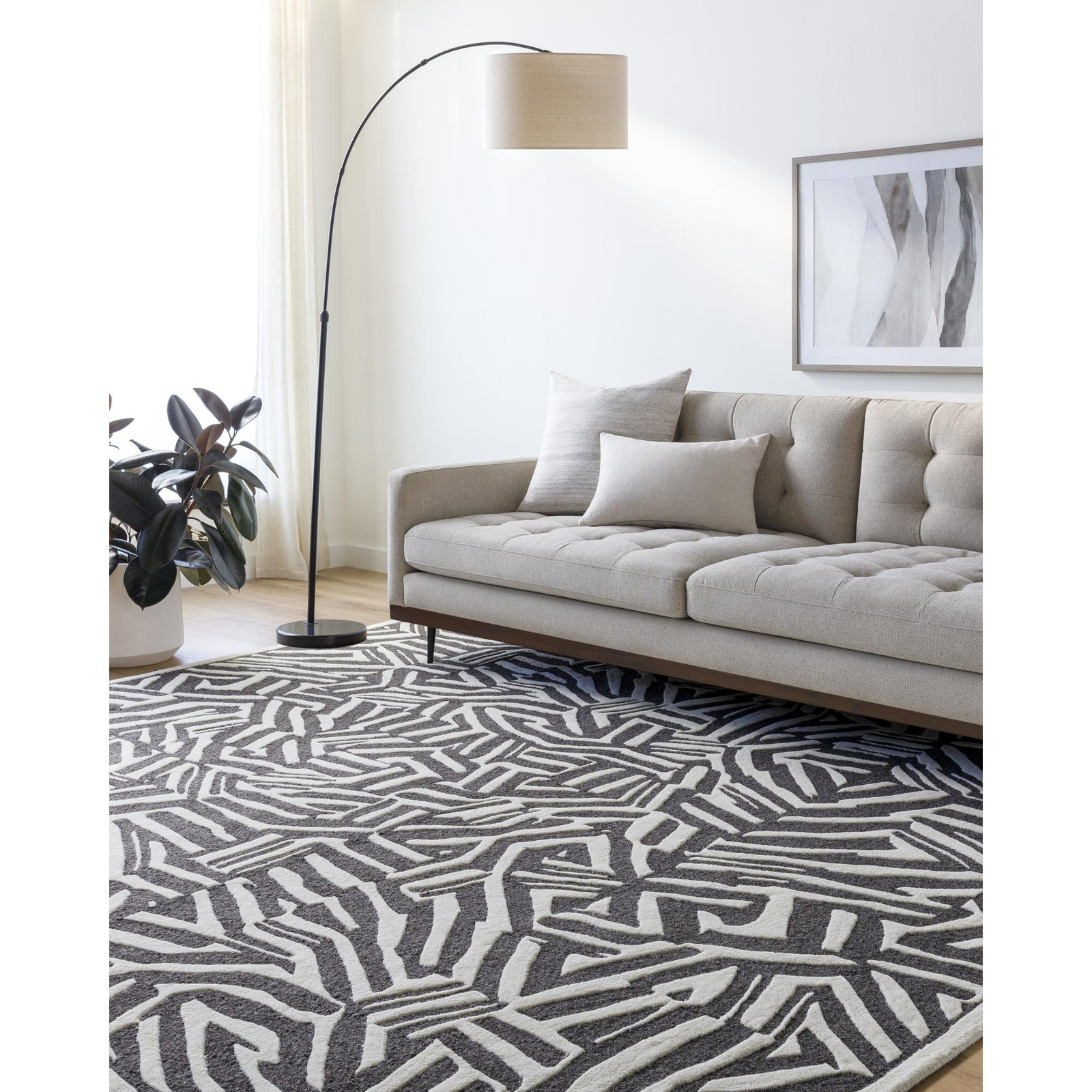 Analeya Hand-Tufted Rug, Rectangle 8' x 10'