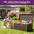 Deckstore 100-Gallon Outdoor Storage Deck Box: A UV-Protected & Water-Proof Container With Double-Wall Design, Lockable For Pool, Patio, And Garden Use