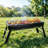 Foldable Charcoal BBQ Grill, Stainless Steel Tabletop Barbecue Grill - Portable Easy Setup for Camping, Picnic, Backyard, Outdoor Party