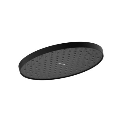hansgrohe Activera S Showerhead 240 1-Jet, 2.5 GPM in Matte Black