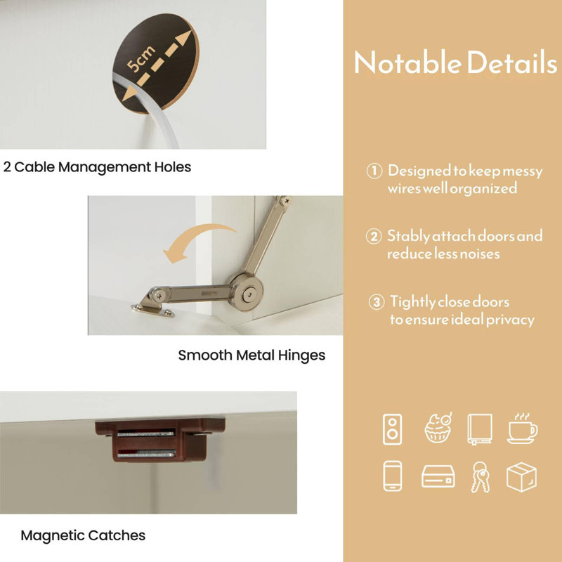 Media Stand Console Table