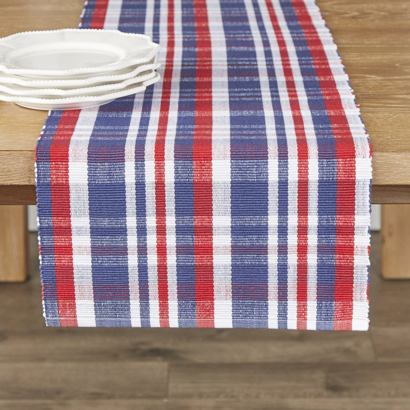 Paez Harbor Plaid Table Runner