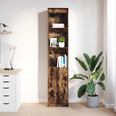 Highboard 37.5X35x180 Cm Engineered Wood