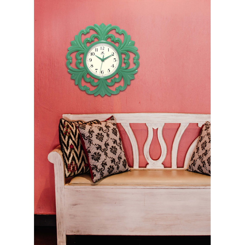 Horloge murale 15,5 po Siebeld, Vert