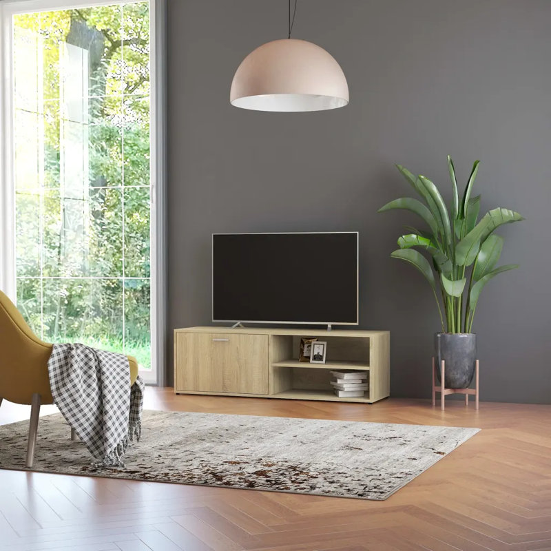 Aileen Unfinished TV Stand for TVs up to 55", Sonoma Oak