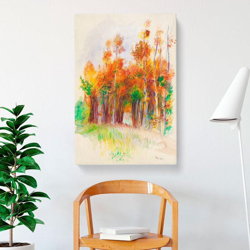Grove Of Trees by Pierre-Auguste Renoir - Wrapped Canvas, 60cm H x 40cm W x 3cm D