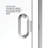 Infinity 58'' - W x 72.13'' H Door Semi-Frameless Shower Door with-16968458-17243243