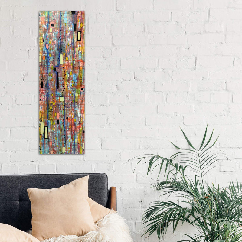 Nervures by Sylvie Demers - Wrapped Canvas Painting, 152.4 cm H x 50.8 cm W x 3.175 cm D