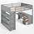 Loft Bed With Built-In Desk And Storage-1023925183-1023925152