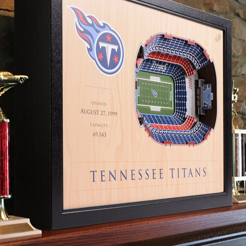 Décoration murale 25 couches NCAA, Tennessee Titans