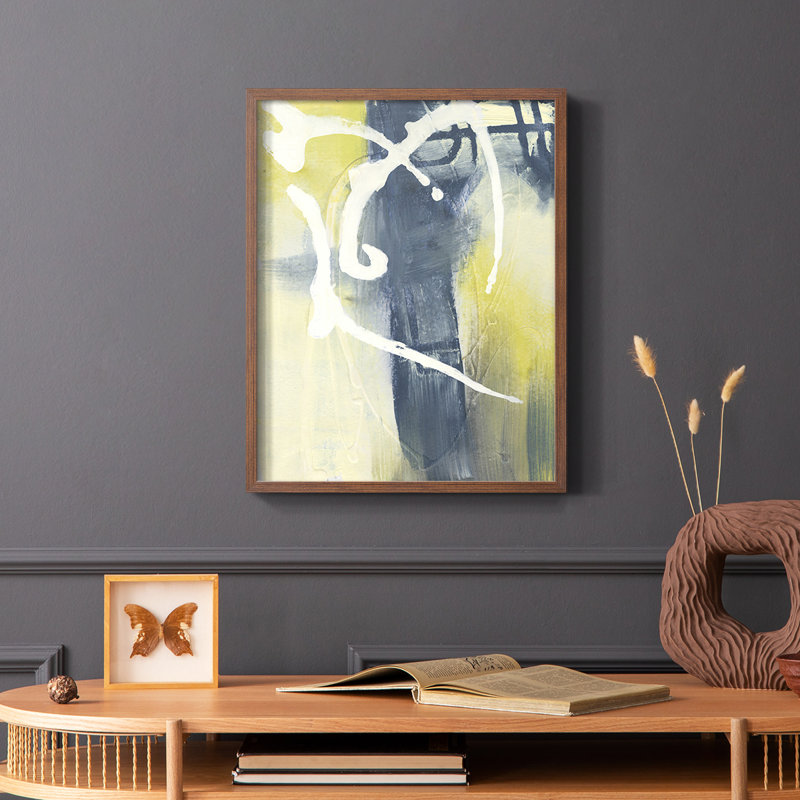 Delightful II, reproduction encadrée - bois massif, Brun, H 28 po x l 22 po