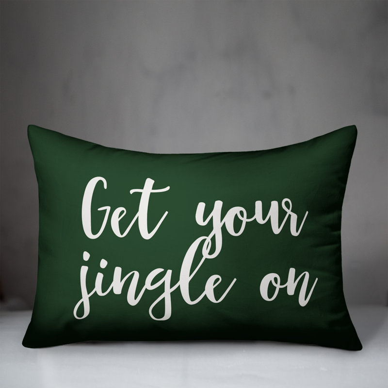  Obtenez votre oreiller lombaire Jingle, Vert foncé