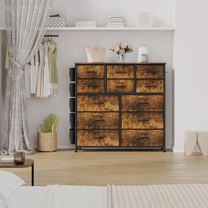 12 Drawer Storage Drawer, Brown