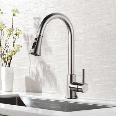 Clihome Pull Down Kitchen Faucet