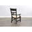 Chelo 20'' H Linen Upholstered Mahogany Armchair-1564725078-1564725079