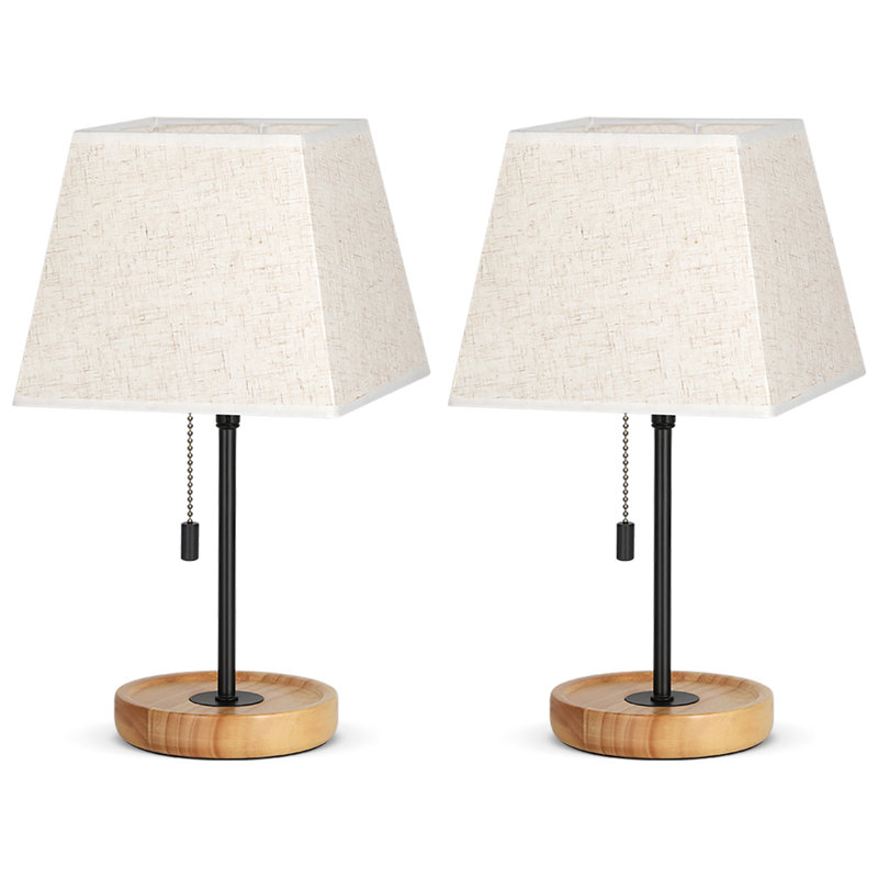 Hillburn Solid Wood Desk Lamp