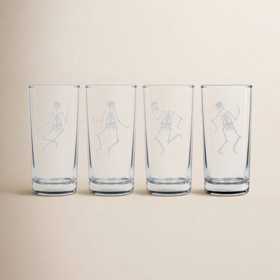 Dance of the Dead Highball Glass