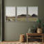 " Fields And Cattle Tranquil Farm Landscape Countryside Nature Landscape Modern Art Decor " 3 - Pieces-98696374-98696375