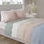 Ensemble de courtepointe réversible 3 pièces à bord festonné Blush King / Cal King-133588731-133588732