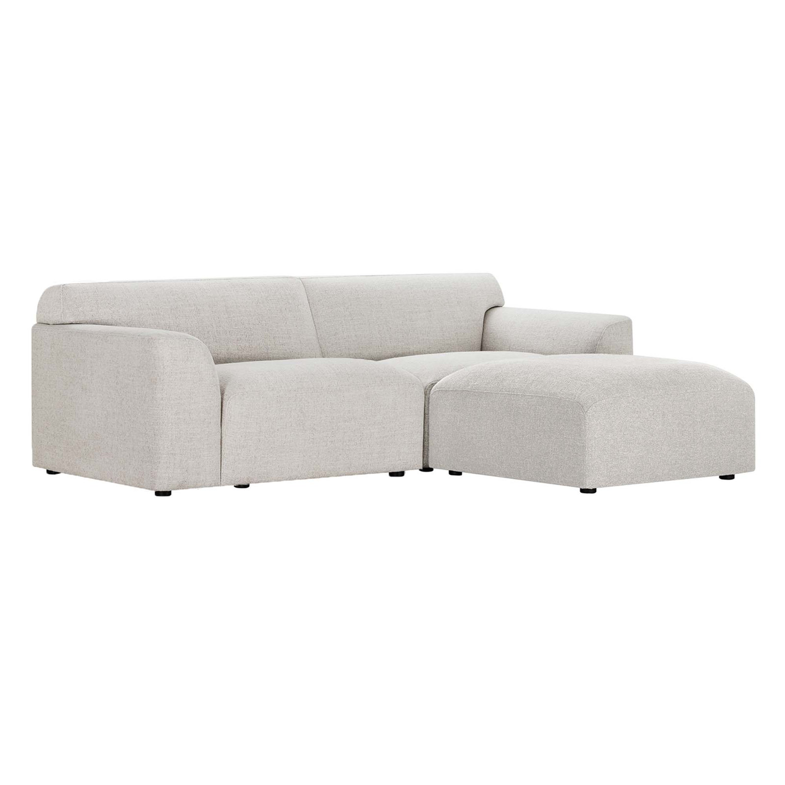 Morell Modular Sectional, Nathan Wheat Tweed