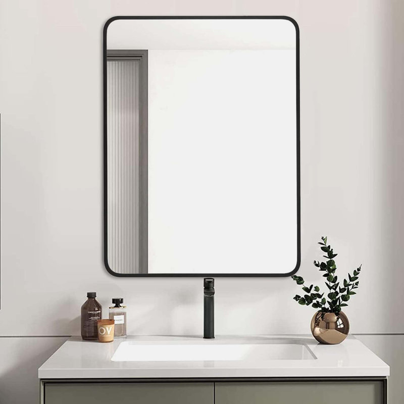 Miroir Marshaw, Noir, 32" x 24"
