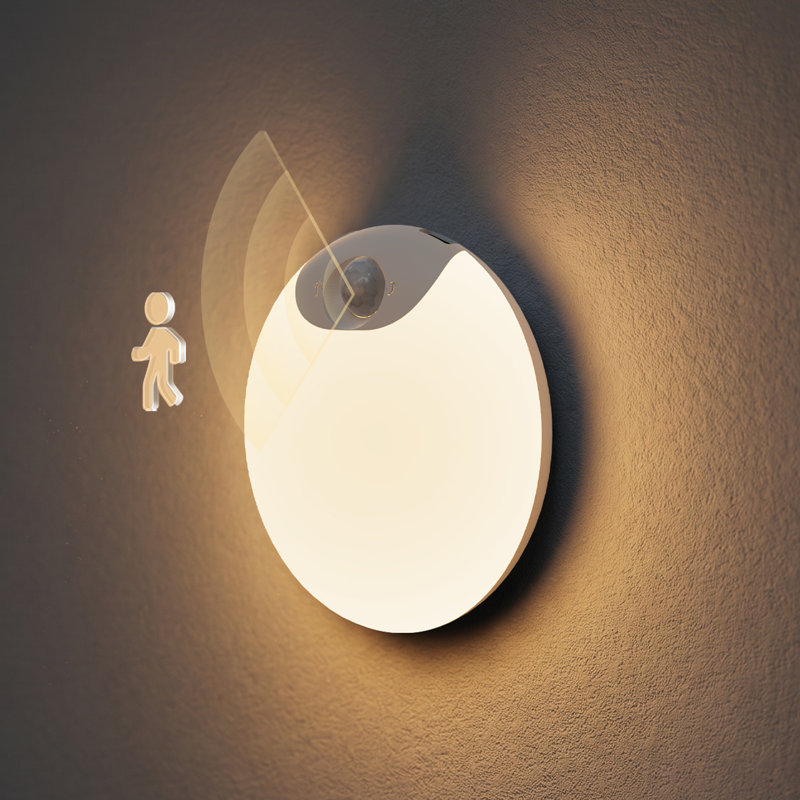 Rechargeable Motion Sensor Night Light Magnetic Sconces Nightstand Lights