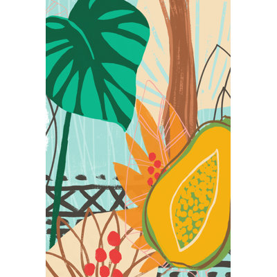 Graphic Jungle I by June Erica Vess - Wrapped Canvas Art Prints
