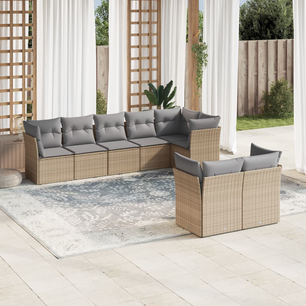 Gartenecksofa Sadik mit Kissen