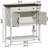 33.4"W Modern Farmhouse Console Table, Entryway Sideboard with 2 Drawers & Storage Cabinets-132827976