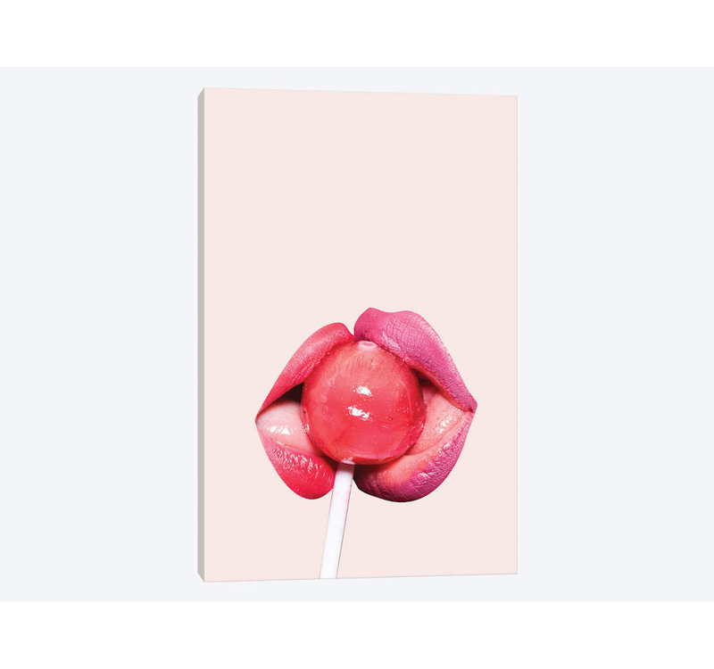 «Lollipop», impression sur toile, H 40 po x l 26 po x P 1,5 po, Toile tendue, Pas de tapis