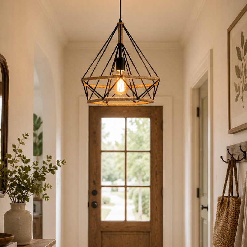 1 - Light Black Single Pendant