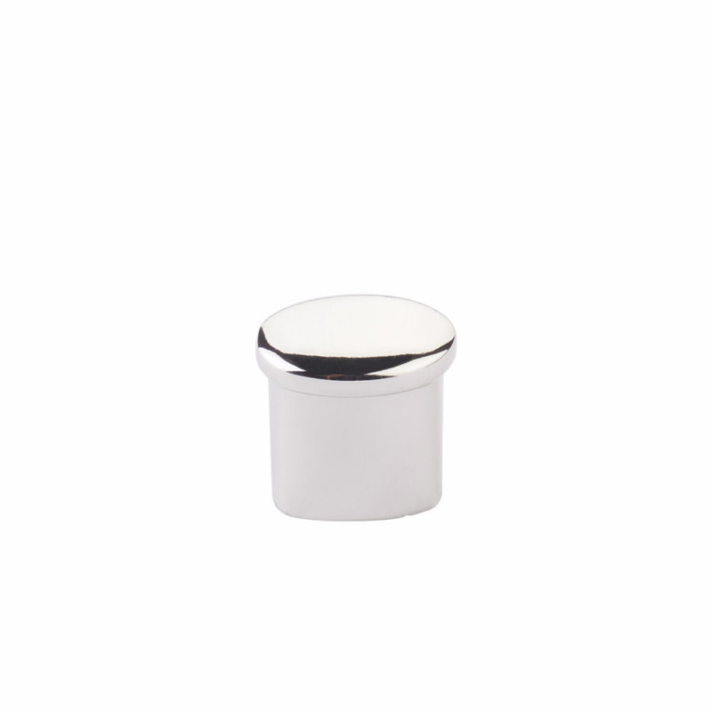 Round Knob, Polished Nickel