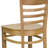 Ladder Back Wooden Restaurant Barstool-1909724192