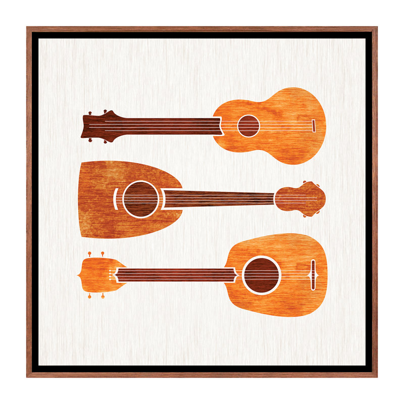 Hawaïen - Édulcorants, H 18 po x l 18 po x 1,5 po, Toile avec cadre en bois classique