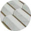 Mad Decade 12" x 12" Marble Mosaic Wall & Floor Tile-533987434