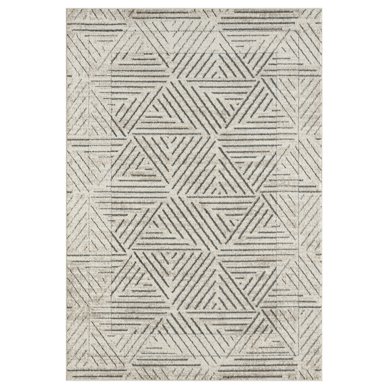 Acacius Geometric Indoor Rug, Rectangle 4' x 6'