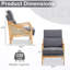 Fauteuil d'appoint en rotin-982385367