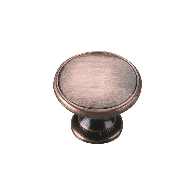 Oversized Expression 1 3/4" Diameter Round Knob, Antique Copper